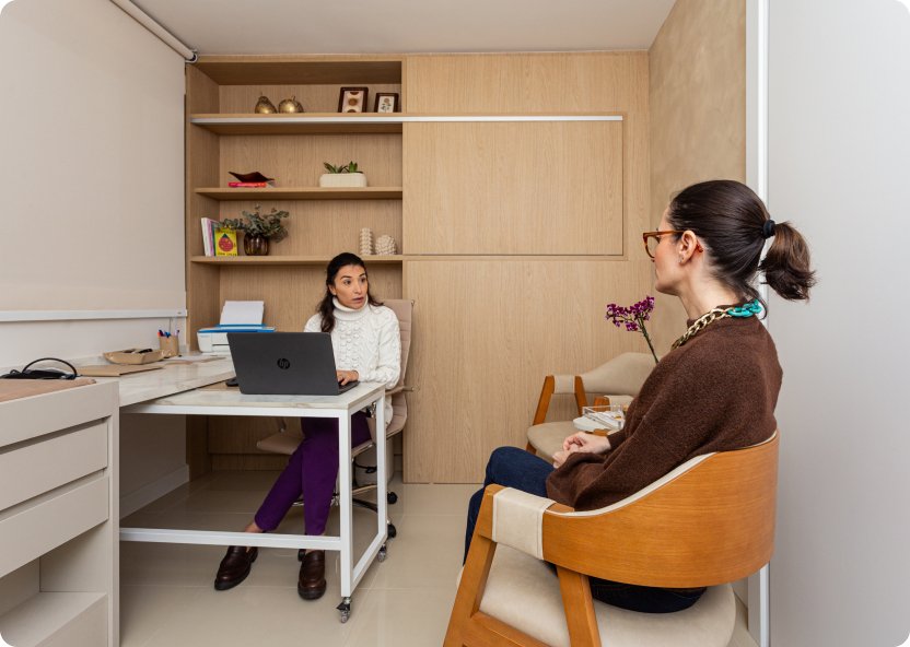 Ambiente interno da Vivan Clínica